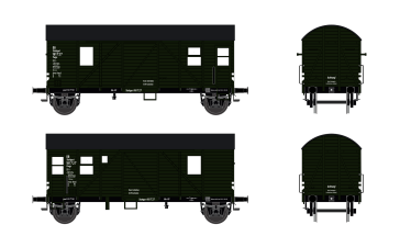 H&Auml;DL 25124 G&uuml;terzugbegleitwagen Pwgs44 DB Ep....