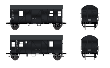 H&Auml;DL 25126 G&uuml;terzugbegleitwagen Pwgs44 DRG Ep....