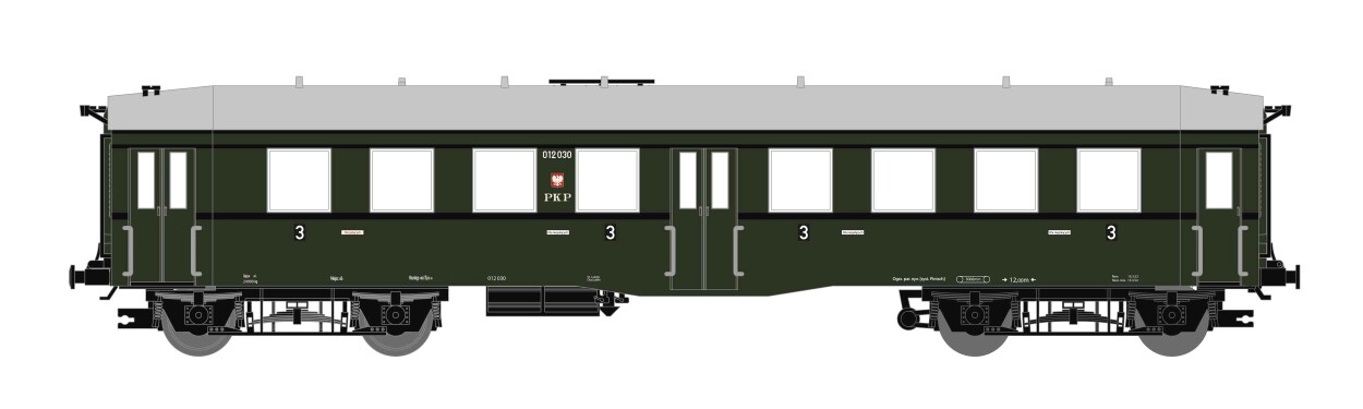 Saxonia 120051 Reisezugwagen "Altenberg" Cix PKP 3. Klasse 1.BN