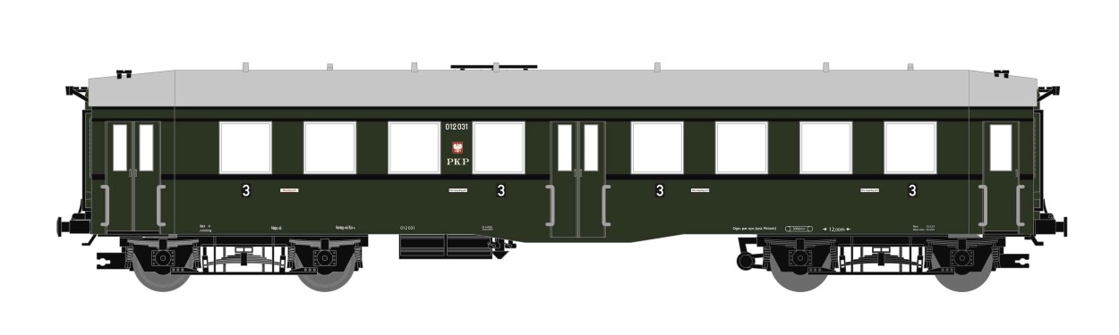 Saxonia 120052 Reisezugwagen "Altenberg" Cix PKP 3. Klasse 2.BN