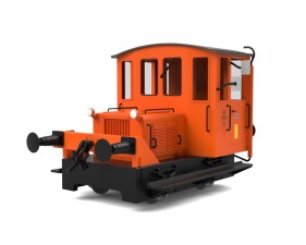 Saxonia 87231 Rangiertraktor 57 Orange, DSB Ep.IV, DC-Analog