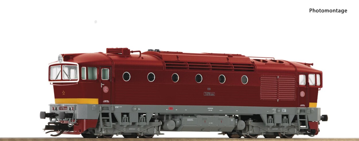 Roco 7390027 Diesellokomotive T 478 3210, CSD, Ep. IV, digital mit Sound