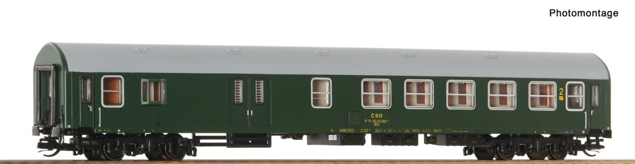 Roco 6280042 Reisezugwagen 2. Klasse/Gepäck, CSD, Ep. IV