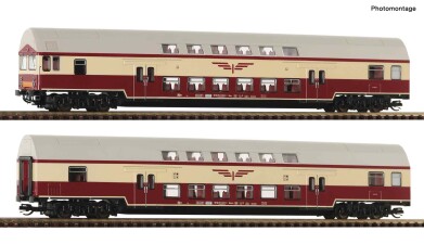 Roco 6280045 2-tlg. Set 1 Doppelstockwagen...