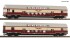 Roco 6280045 2-tlg. Set 1 Doppelstockwagen &quot;Sputnik&quot;, DR, Ep. IV