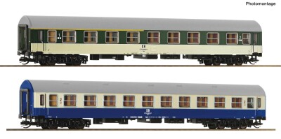 Roco 6280029 2-tlg. Set: Reisezugwagen, DR, Ep. IV