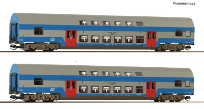 Roco 6280044 2-tlg, Set: Doppelstockwagen, CD, Ep. V
