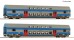 Roco 6280044 2-tlg, Set: Doppelstockwagen, CD, Ep. V