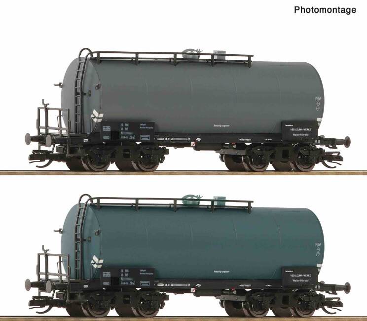 Roco 6680036 2-tlg. Set: Kesselwagen, DR, Ep. IV