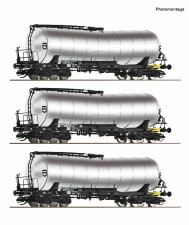 Roco 6680032 3-tlg. Set: Knickkesselwagen, DR, Ep. IV