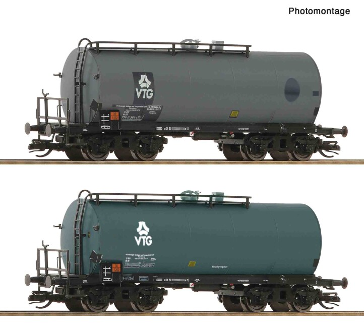 Roco 6680037 2-tlg. Set: Kesselwagen, DB, Ep. IV