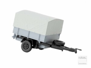 H&Auml;DL 125007-09 Einachsanh&auml;nger mit Plane, Grau