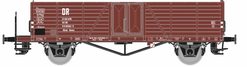 HÄDL 25110-3 Omu mit Bremserbühne, (ehem. Villach), DR Ep. IV, TT 01 50 510 8582-5