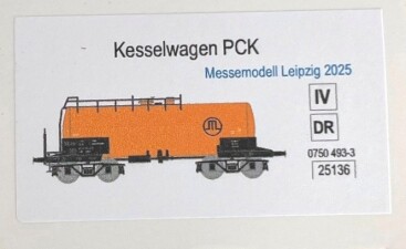 H&Auml;DL 25136 Messemodell Leipzig 2025 Kesselwagen...