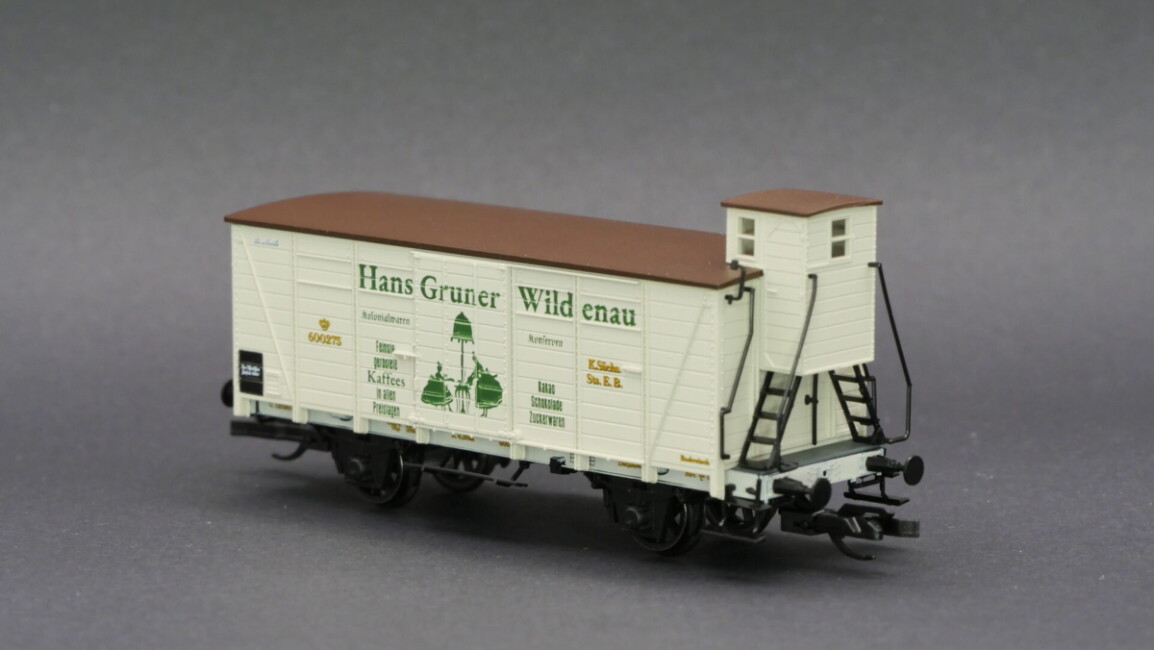 Quack & Salber 25040 Colonialwarenwagen „Hans Gruner“, K.Sächs.Sts.E.B., Epoche I, TT