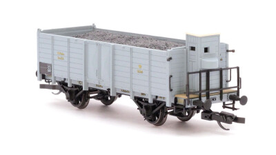 Quack &amp; Salber 171303-070101-1304 off. G&uuml;terwagen O3, m. Bremsherhaus, Nr. 31124 K.S&auml;chs.Sts.E.B., Ep. I, TT