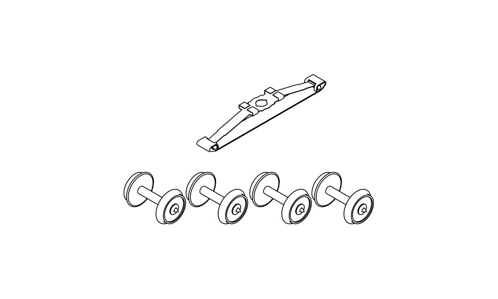 Saxonia 87720 AC Umrüstsatz C4üSa07 Scheibenrad