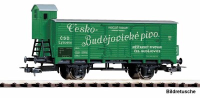 PIKO 24561 Ged. G&uuml;terwagen G02 Bier CSD III m. Bhs.