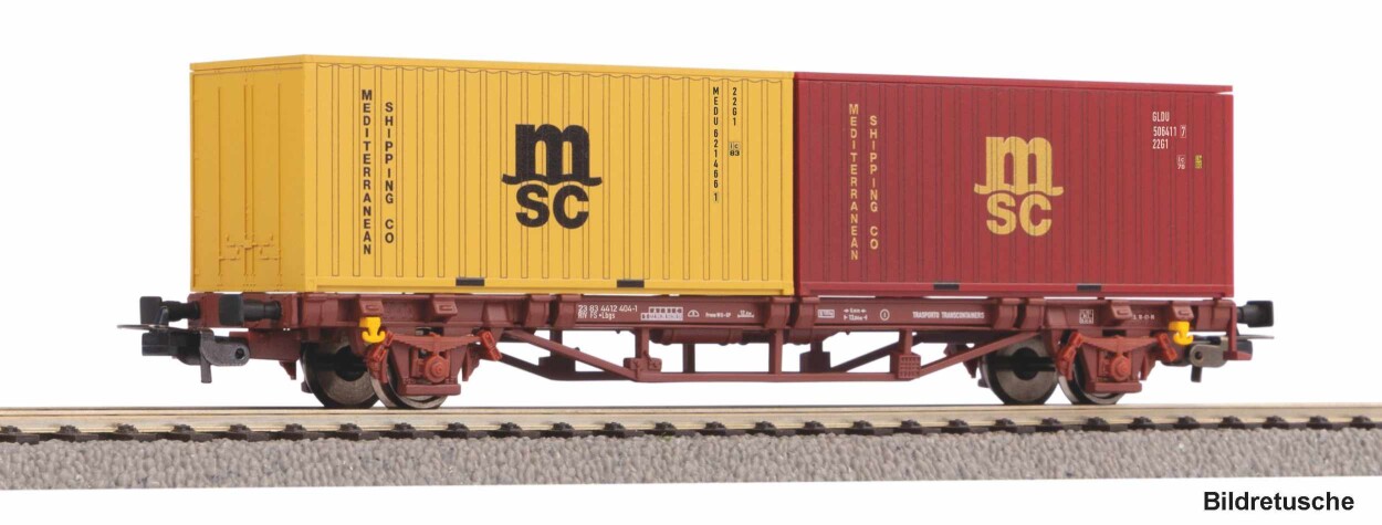 PIKO 27750 Containertragwg. 2x 20 MSC Container FS Ep. V