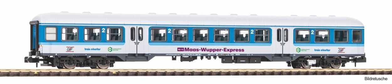 PIKO 40654 N-Personenwg. n-wg. 2. Kl. Maas-Wupper-Express GFF Ep. VI