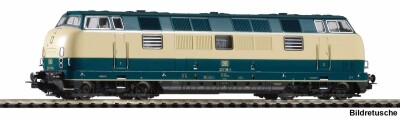 PIKO 52617 Diesellok BR 221 blau/ beige DB Ep. IV