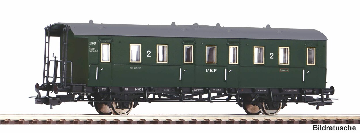 PIKO 53136 2-achs. Abteilwg. 2. Kl. PKP Ep. III