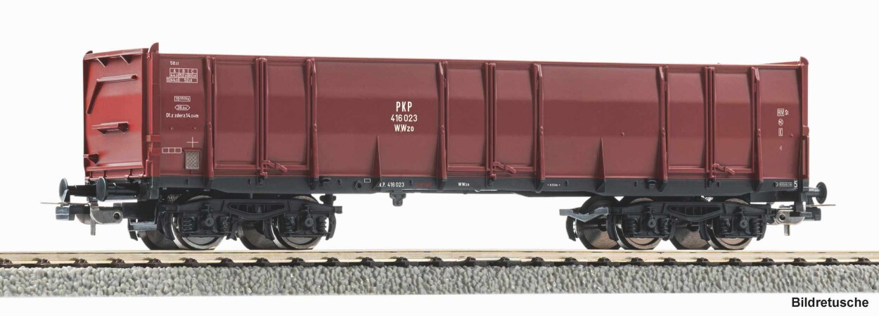 PIKO 54178 4-achs. offener Güterwg. PKP Ep. III