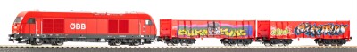 PIKO 57033 Start-Set G&uuml;terzug &Ouml;BB mit Rh2016,...