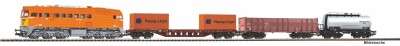 PIKO 57036 S-Set G&uuml;terzug MAV M62 + 3x Wagen V...
