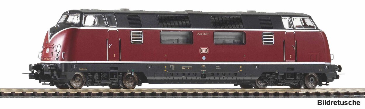 PIKO 59726 Diesellok BR 220 rot DB Ep. IV