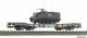PIKO 96280 Panzertransportwg. Slmmnps mit M113 Sch&uuml;tzenpanzer SBB-CFF Ep. V