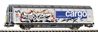PIKO 97136 Schiebewandwagen Habillns SBB Ep. VI mit Graffiti