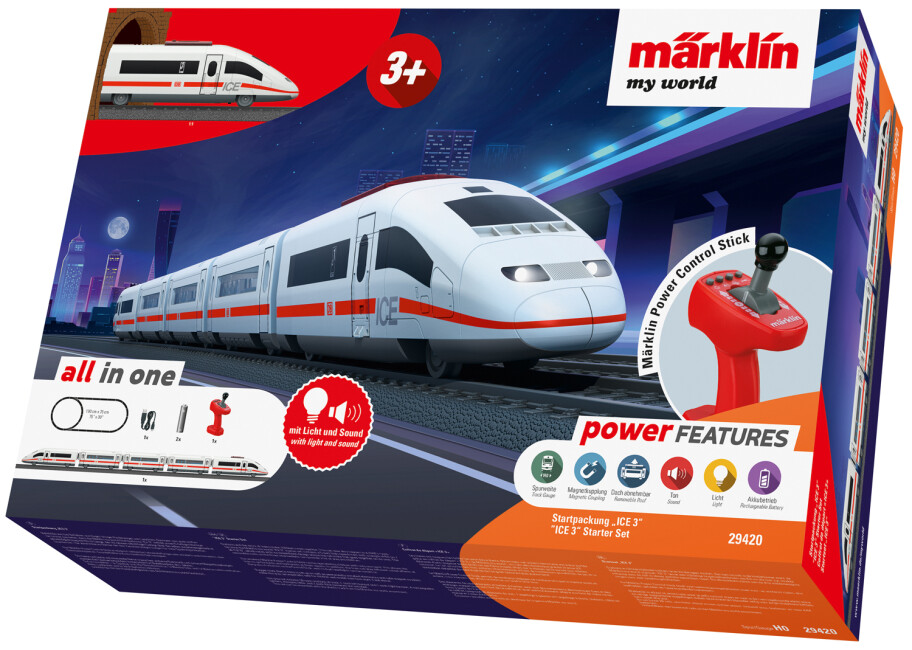 Märklin 29420 Märklin my world - Startpackung ICE 3 für Kinder ab 3 Jahren