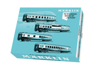 M&auml;rklin 40852 TEE-Rheingoldwagen-Set Tin Plate