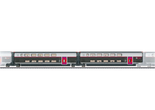 M&auml;rklin 43438 Erg&auml;nzungswagen-Set 2 zum TGV INOUI