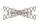 Minitrix 14558 Minitrix Kreuzung - 30&deg; mit Betonschwellen L&auml;nge 104,2 mm