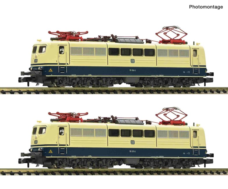 Fleischmann 7560076 2-tlg. Set: Elektrolokomotiven 151 094-0 und 151 117-9, DB, Ep. IV, analog