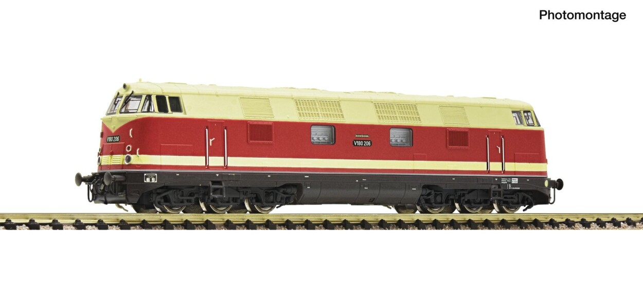 Fleischmann 7370038 Diesellokomotive V 180 206, DR, Ep. III, digital mit Sound