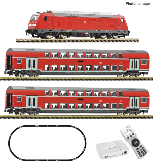 Fleischmann 5170006 Z21 START nextGen Digitalset: Diesellokomotive BR 245 mit Personenzug, DB AG, DB-AG, Ep. VI, digital mit Sound