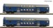 Fleischmann 6260092 2-tlg. Set: Doppelstockwagen, CSD, Ep. IV