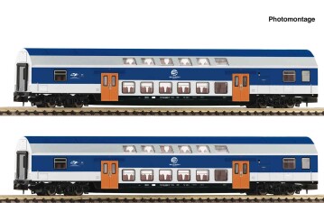 Fleischmann 6260094 2-tlg. Set 2: Doppelstockwagen,...