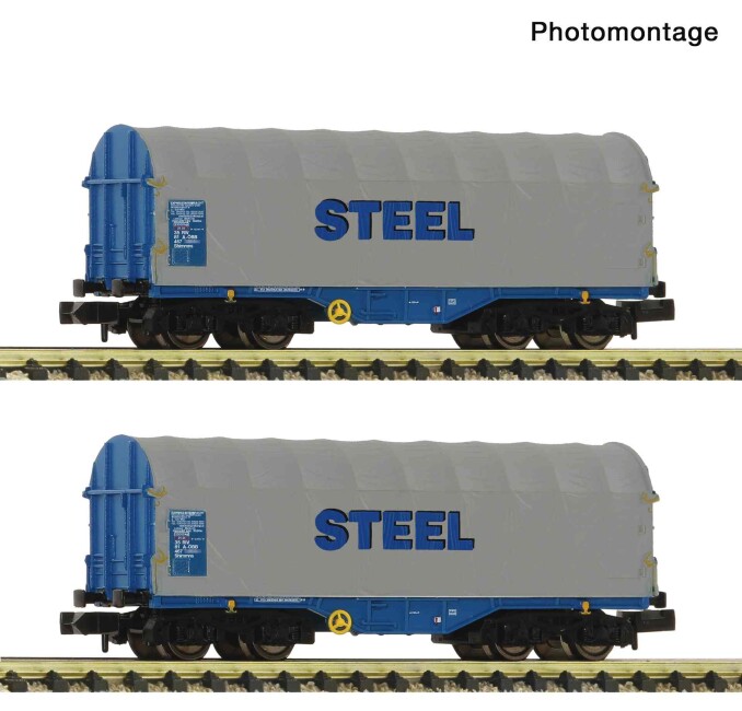 Fleischmann 6660173 2-tlg. Set: Schiebeplanenwagen, ÖBB, Ep. VI