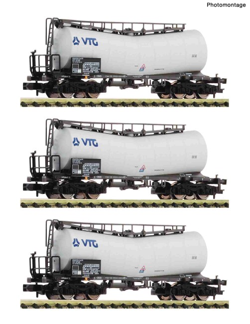 Fleischmann 6660171 3-tlg. Set: Knickkesselwagen, VTG, Ep. VI