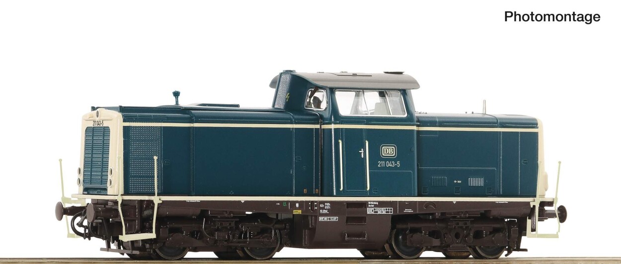 Roco 7320098 Diesellokomotive 211 043-5, DB, Ep. IV, AC mit Sound