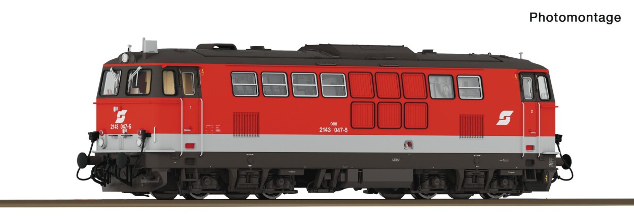 Roco 7300092 Diesellokomotive 2143 047-5, ÖBB, Ep. V, analog