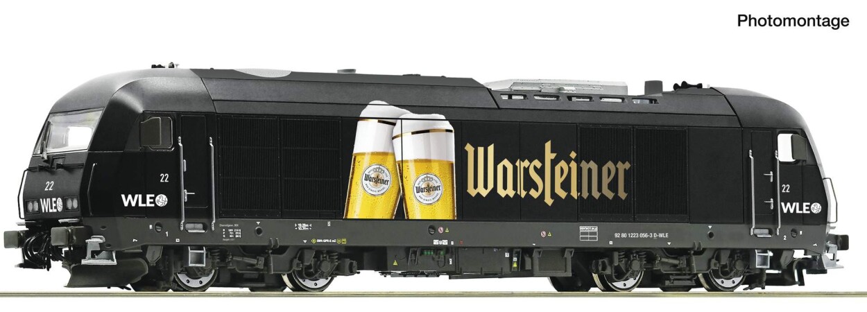 Roco 7300104 Diesellokomotive 22 „Warsteiner“, WLE, Ep. VI, analog