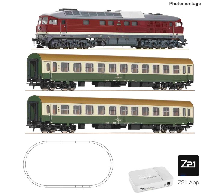 Roco 5110014 Z21 START newGen Digitalset: Diesellokomotive BR 132 (ROCO LINE) Z21 APP, DR, Ep. V