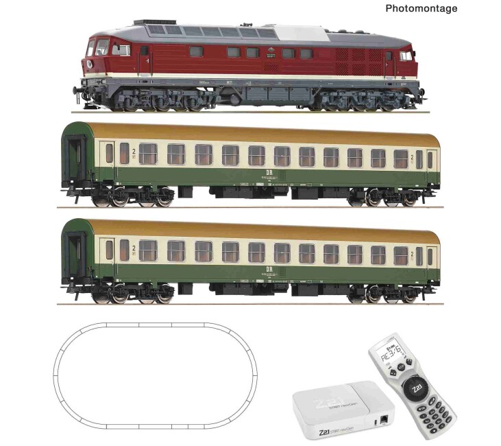 Roco 5110015 Z21 START newGen Digitalset: Diesellokomotive BR 132 (ROCO LINE) Multimaus, DR, Ep. V