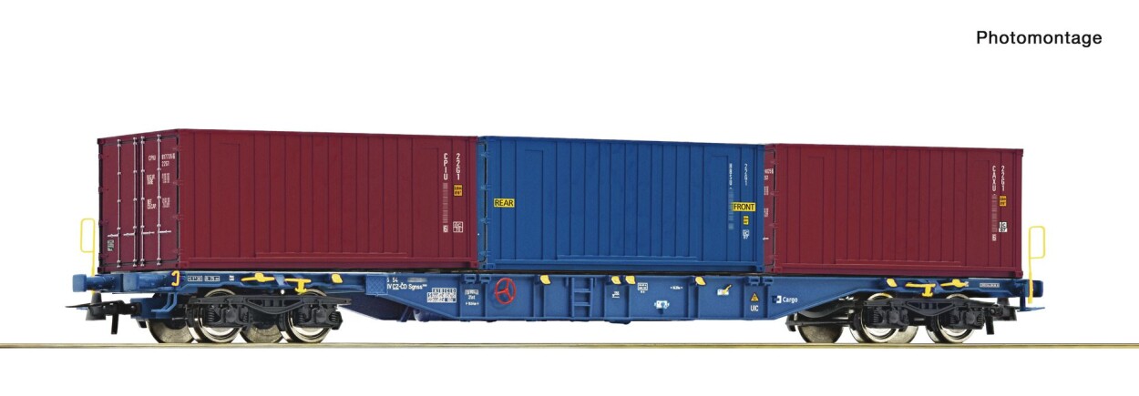 Roco 6600145 Containertragwagen, CD Cargo, Ep. VI