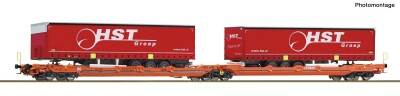 Roco 6600260 Doppeltaschen-Gelenkwagen T3000e, Wascosa,...
